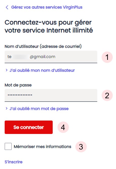 Accessing for My internet - Account Summary
