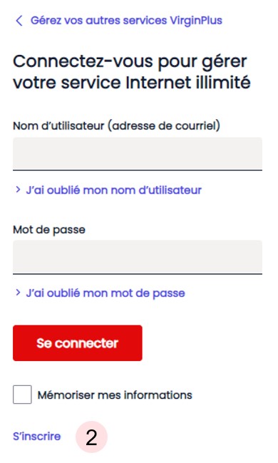 Registering for My internet - Register Now